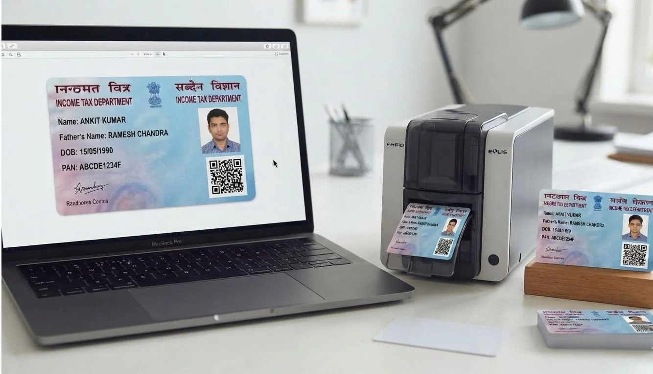 PAN Card PDF to PVC Card Converter Preview