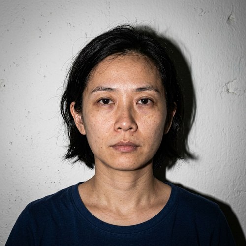 Heavy Shadows Behind Head Rejected US Visa Photo
